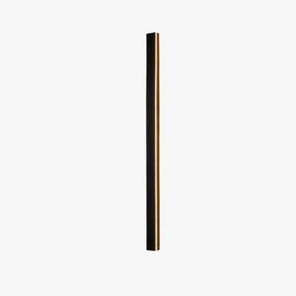 Black Linear LED Outdoor Wall Light Garden Sconce