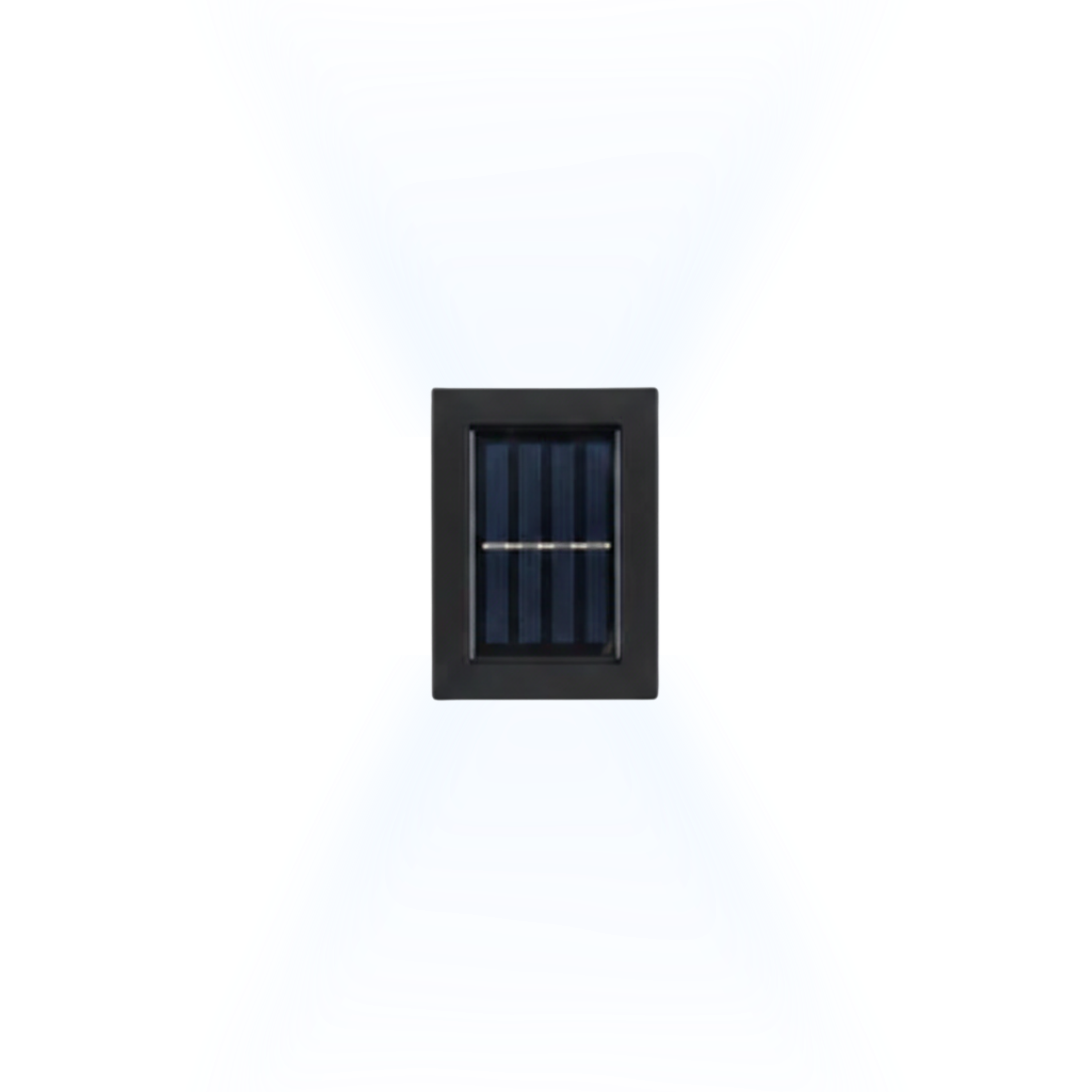 Black Solar LED Outdoor Wall Light Up and Down Solar Garden Light