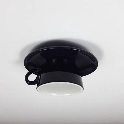 Ceramic Coffee Cup Flush Mount Ceiling Light Colourful