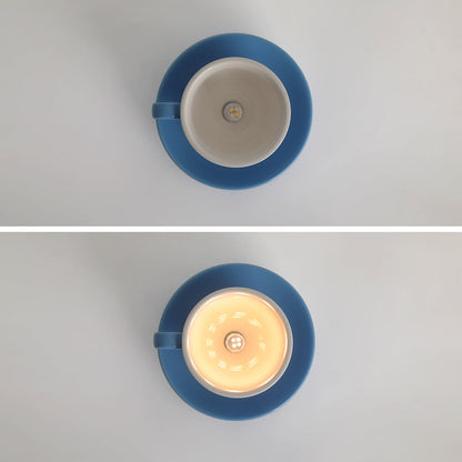 Ceramic Coffee Cup Flush Mount Ceiling Light Colourful
