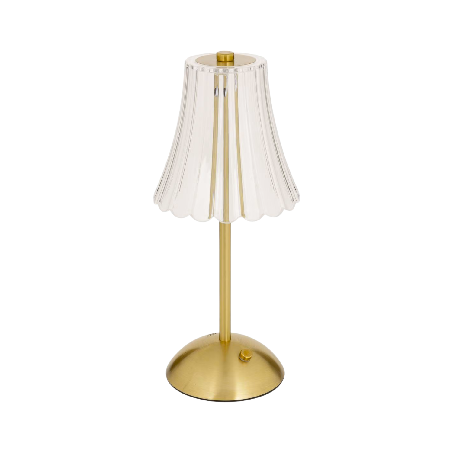 Gold Crystal Effect Cordless LED Table Lamp USB Rechargeable Touch Lamp