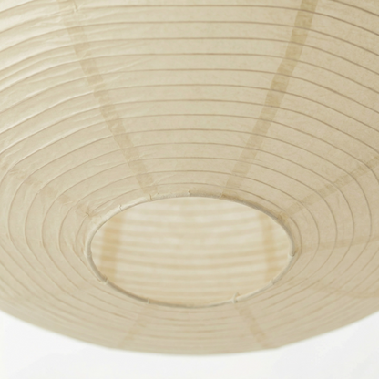 Wabi Sabi Oval Rice Paper Pendant LED Light, view 6