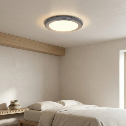 LED Flush Mount Ceiling Light with Motion Sensor Remote Control and Magnetic Mounting