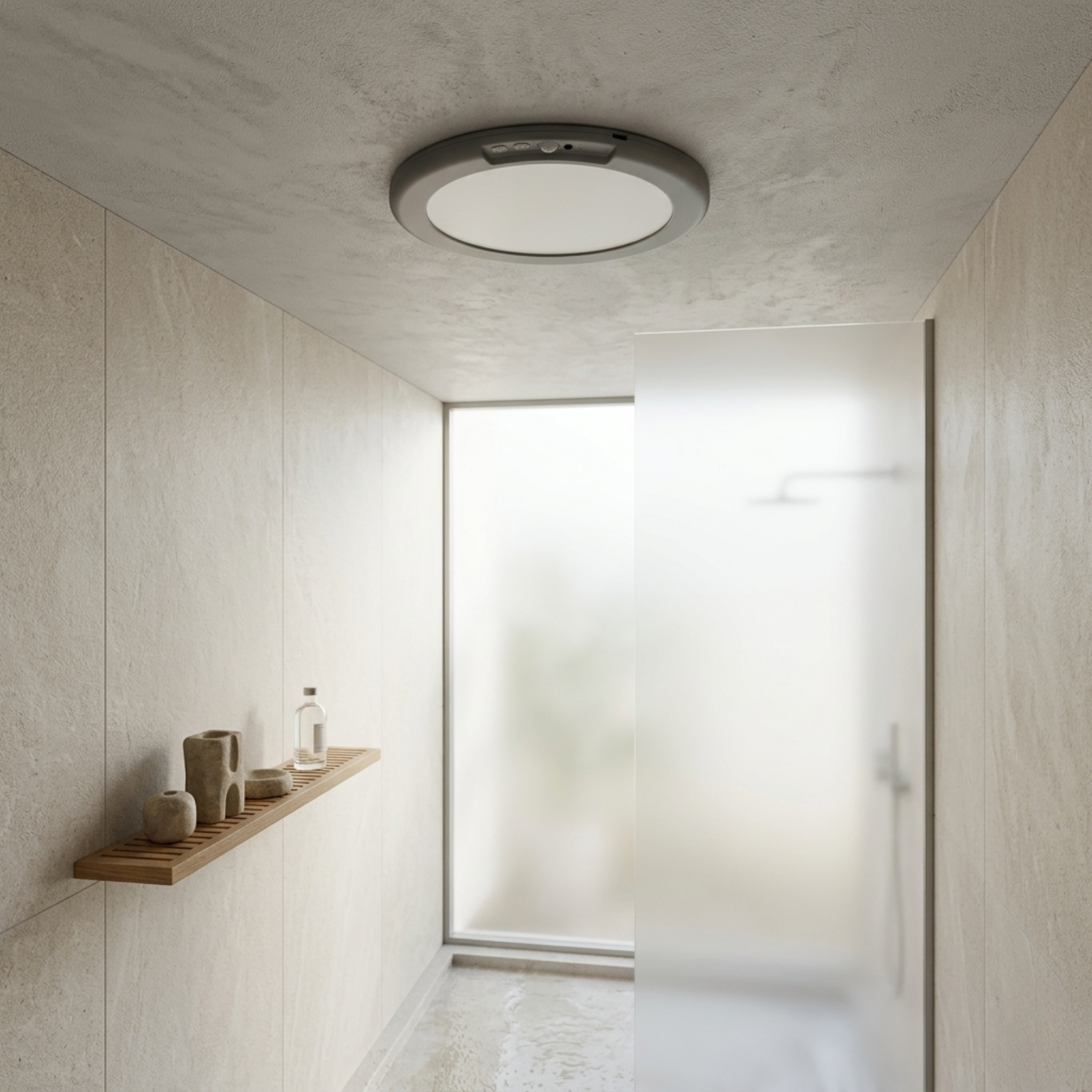LED Flush Mount Ceiling Light with Motion Sensor Remote Control and Magnetic Mounting