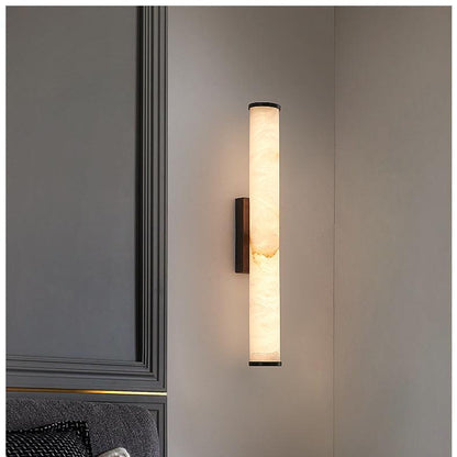 Marble Effect Resin Linear LED Wall Light Vanity Sconce