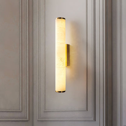 Marble Effect Resin Linear LED Wall Light Vanity Sconce