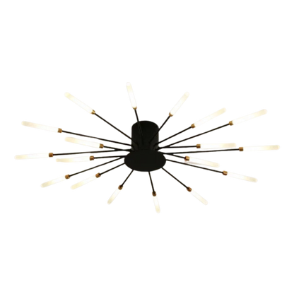 Mid Century Sputnik LED Ceiling Light With Adjustable Branch Arms