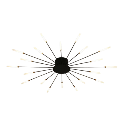 Mid Century Sputnik LED Ceiling Light With Adjustable Branch Arms