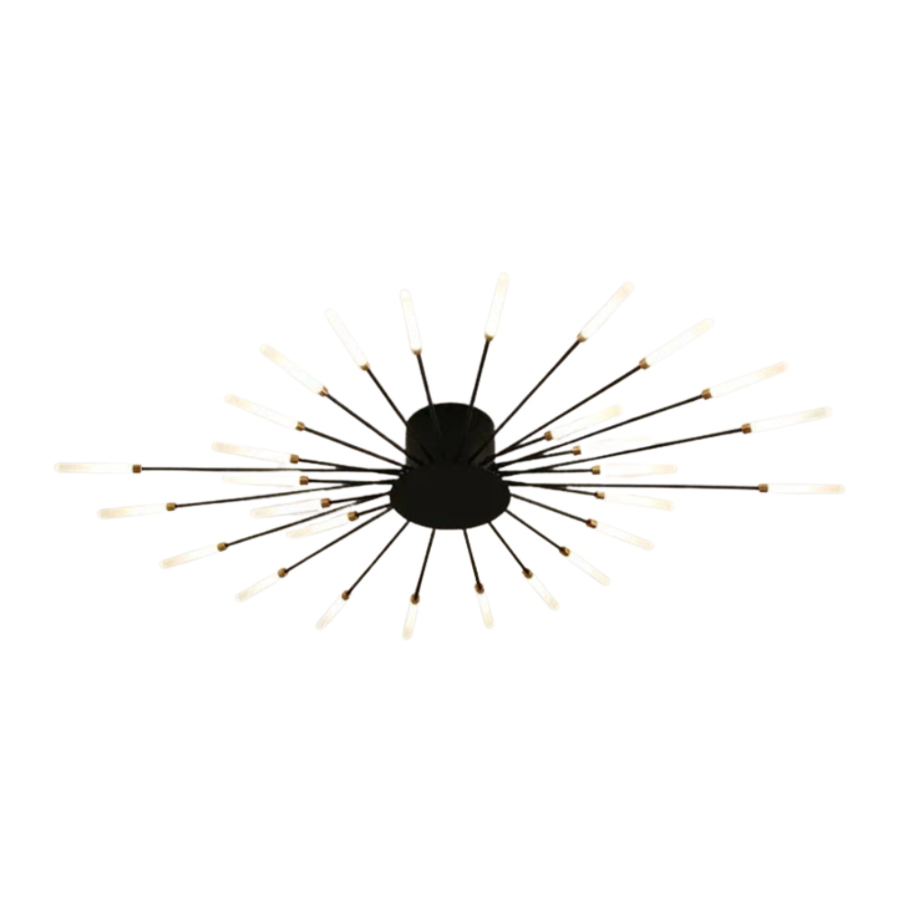Mid Century Sputnik LED Ceiling Light With Adjustable Branch Arms