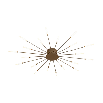Mid Century Sputnik LED Ceiling Light With Adjustable Branch Arms