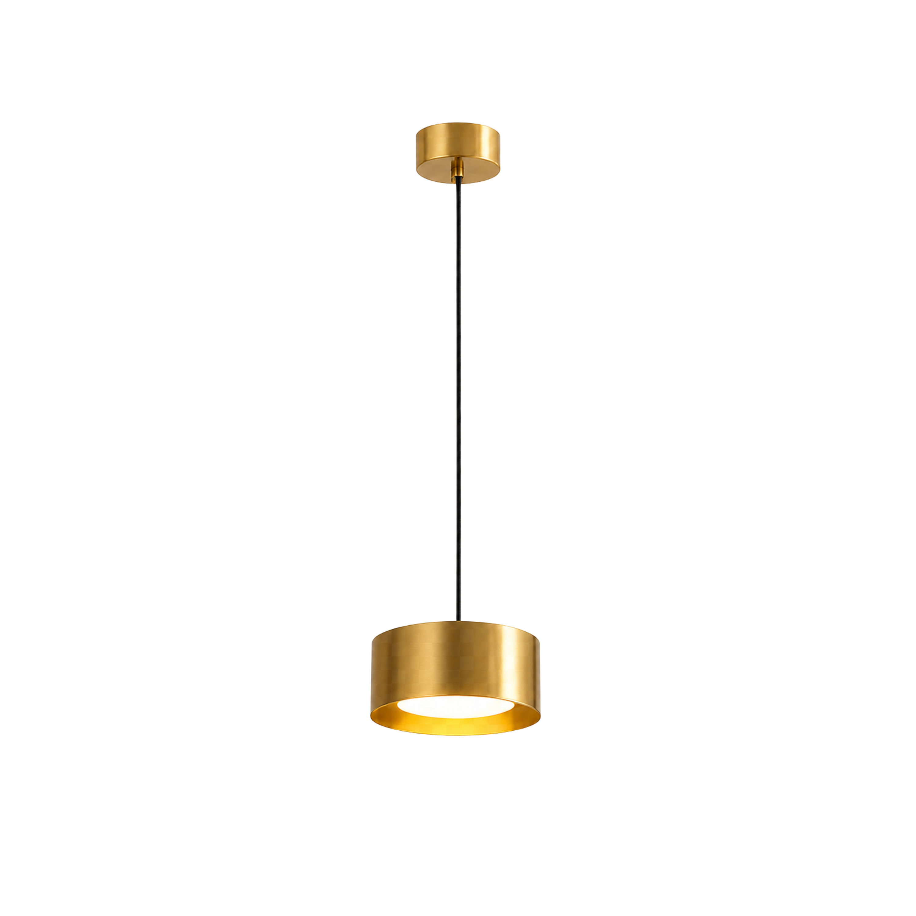 Minimalist Iron Compact Dome LED Pendant Light Kitchen Island Ceiling Light