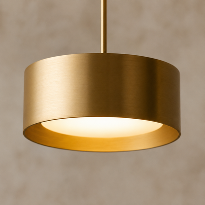 Minimalist Iron Compact Dome LED Pendant Light Kitchen Island Ceiling Light