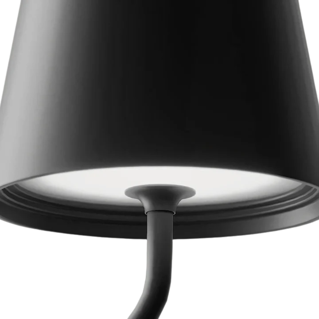 Minimalist LED Ring Frame Pendant Light With Tapered Shade