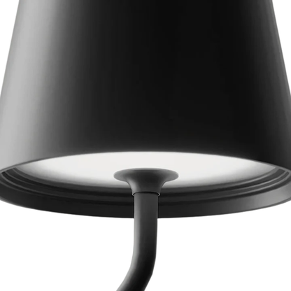 Minimalist LED Ring Frame Pendant Light With Tapered Shade