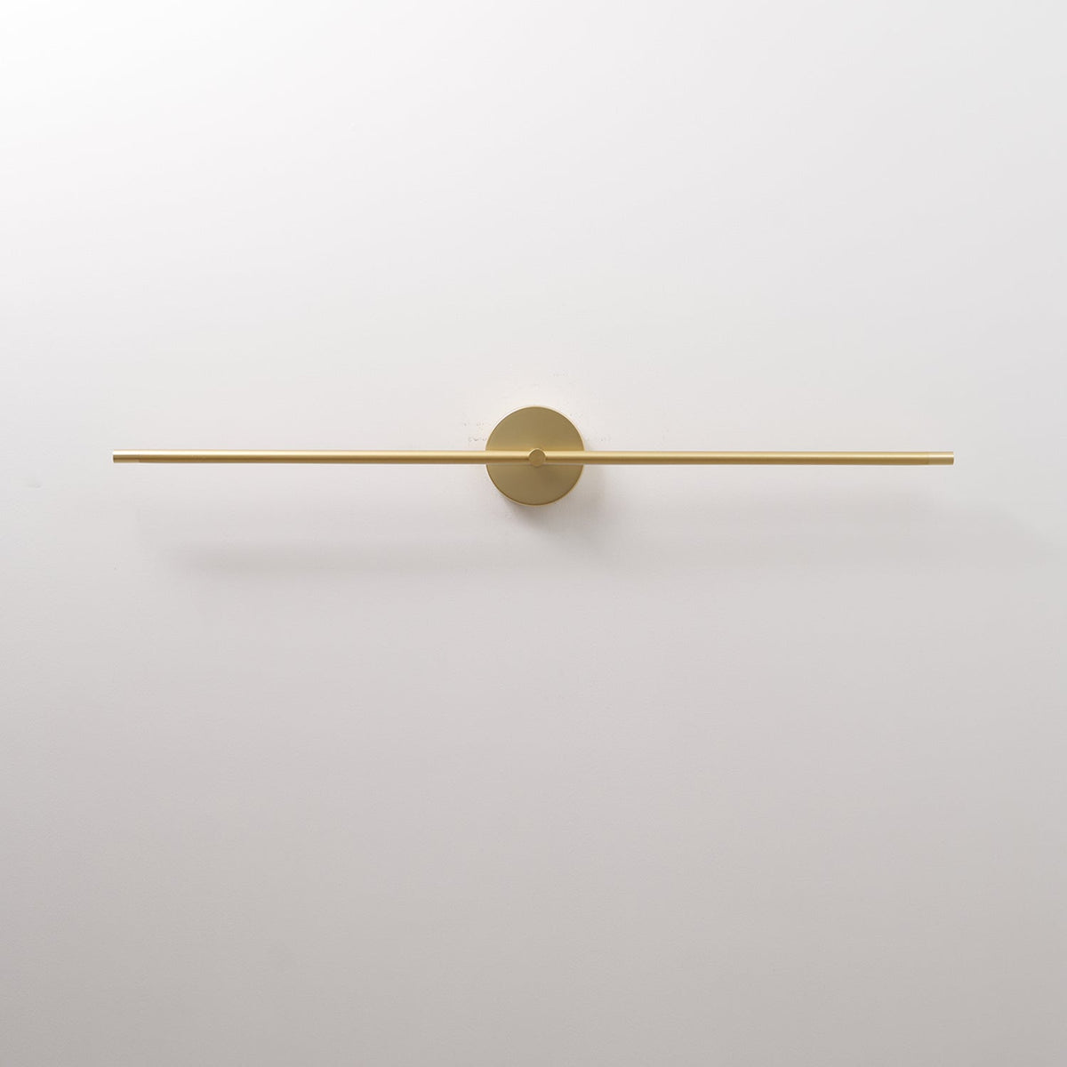 Minimalist Linear Rod LED Wall Light Double Ended Wall Sconce Black and Gold