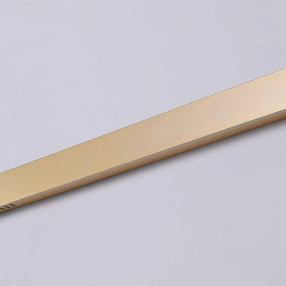 Minimalist Linear Rod LED Wall Light Metal Wall Sconce Gold Black and White