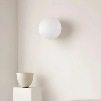 Minimalist Round Glass Wall Sconce G9 LED Wall Light