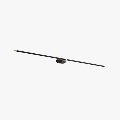 Minimalist Slim Linear LED Wall Light In Black Gold And White