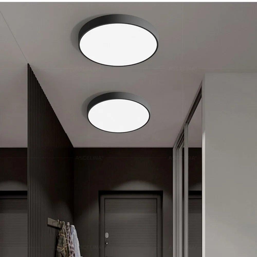 Minimalist Slim Round LED Flush Mount Ceiling Light