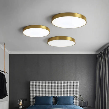 Minimalist Slim Round LED Flush Mount Ceiling Light