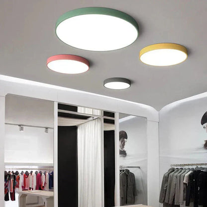 Minimalist Slim Round LED Flush Mount Ceiling Light