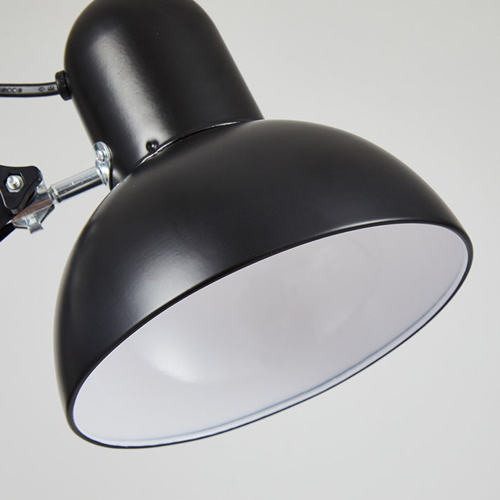 Modern Adjustable Swing Arm Clip On Metal LED Desk Table Lamp