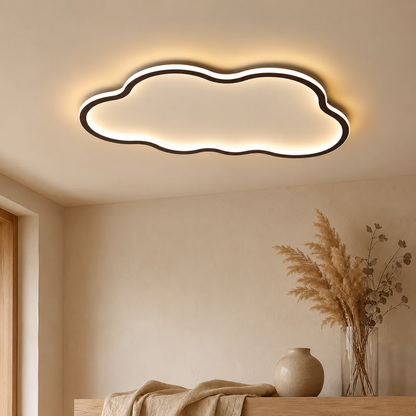 Modern Cloud Shaped Flush Mount Ceiling Light