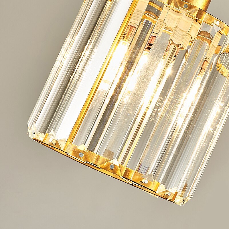 Modern Cluster Cylinder Glass Pendant Light Black Ribbed Shades Linear