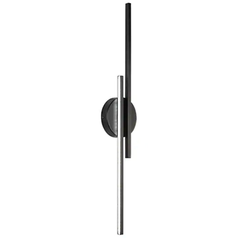 Modern Disc and Linear Rod LED Wall Light Minimalist Metal Wall Sconce