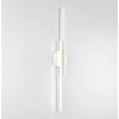 Modern Disc and Linear Rod LED Wall Light Minimalist Metal Wall Sconce