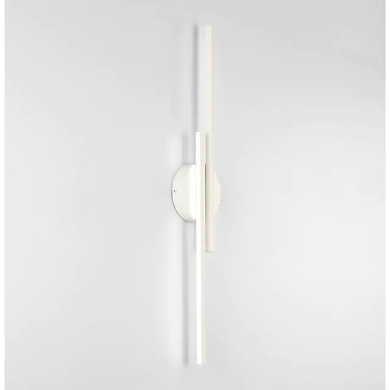 Modern Disc and Linear Rod LED Wall Light Minimalist Metal Wall Sconce
