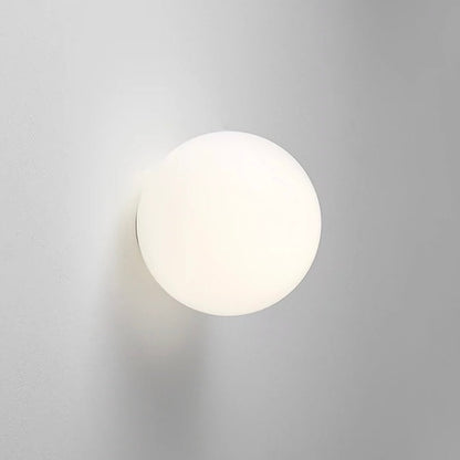 Modern Frosted Glass Globe LED Wall Sconce Light