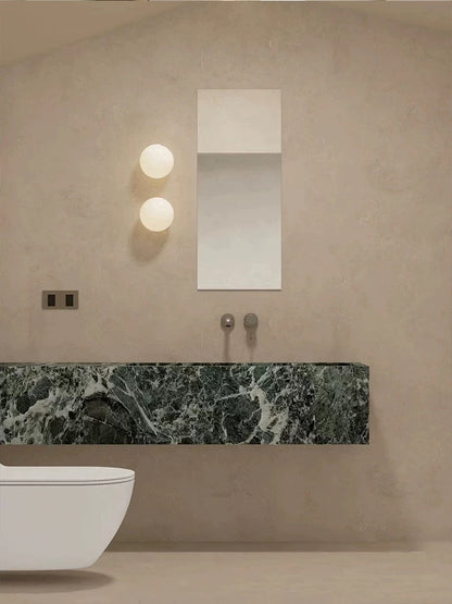 Modern Frosted Glass Globe LED Wall Sconce Light