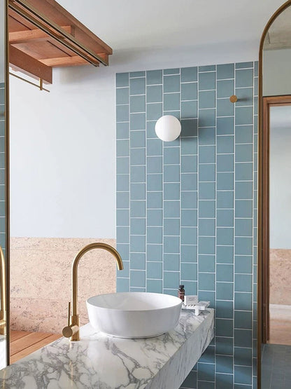 Modern Frosted Glass Globe LED Wall Sconce Light