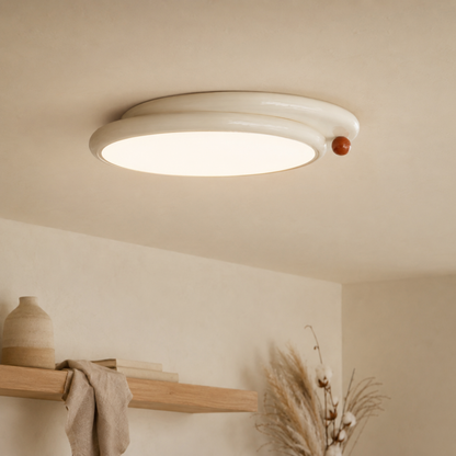 Modern LED Acrylic and Iron Flush Mount Ceiling Light
