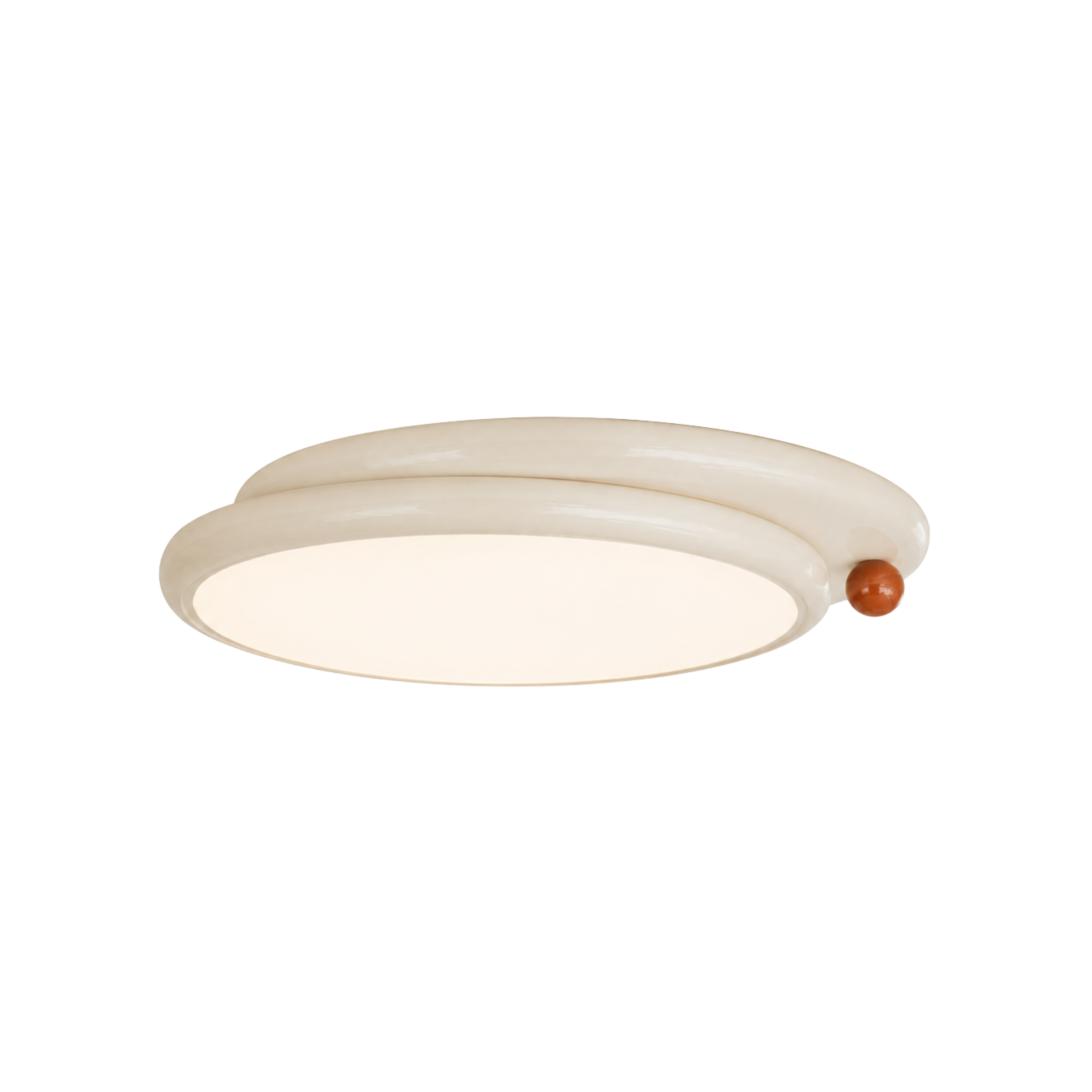 Modern LED Acrylic and Iron Flush Mount Ceiling Light