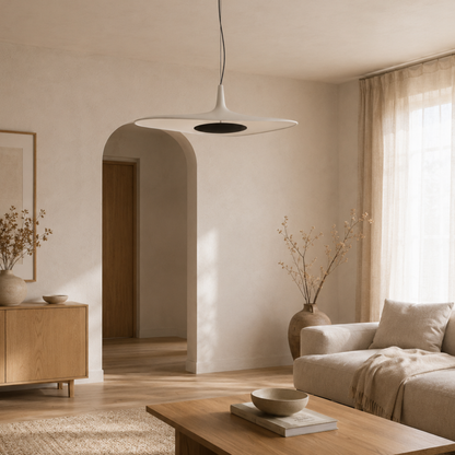 Modern Minimalist Irregular Wavy Disc Pendant Ceiling Light