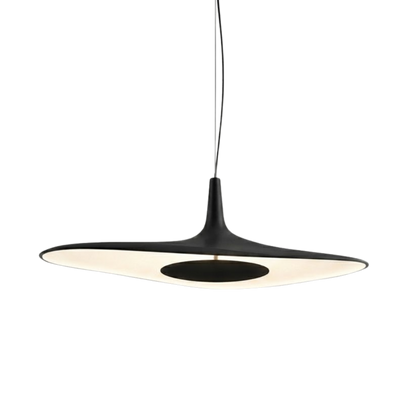 Modern Minimalist Irregular Wavy Disc Pendant Ceiling Light