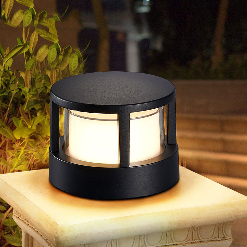 Modern Square and Round Aluminium LED Outdoor Post Top Pillar Light