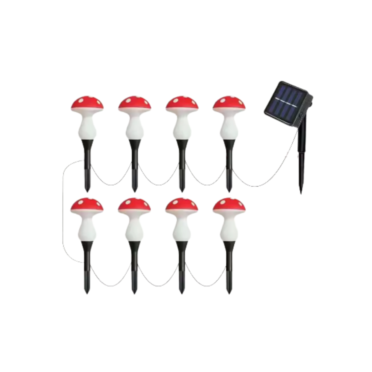 Mushroom Solar Outdoor Light