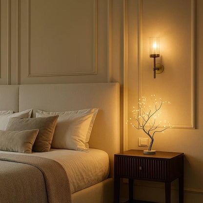 LED Tree-Style Table Lamp With Adjustable Branches