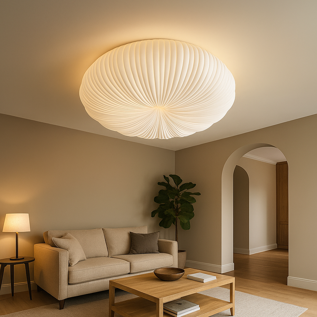 LED Ceiling Light with Artistic Design for Bedroom