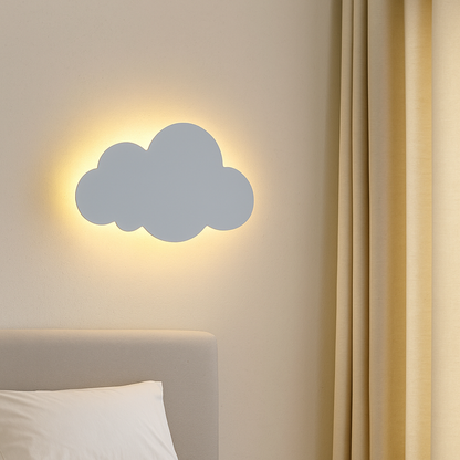LED Cloud-Shaped Wall Lamp with 3-Color Dimming