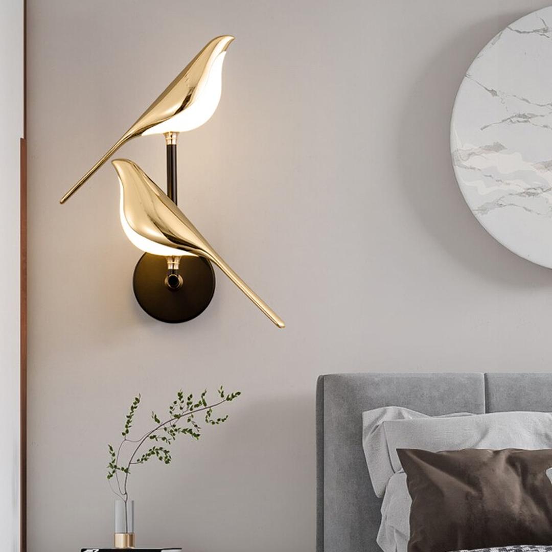 Modern Bird-Shaped LED Wall Lamp