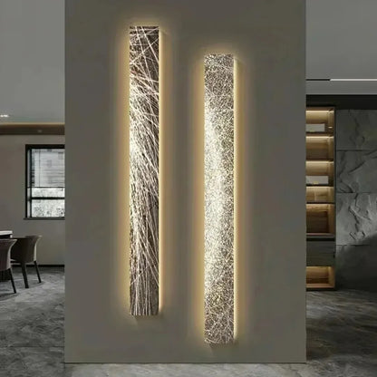 Modern LED Wall Lamp with Wood Finish