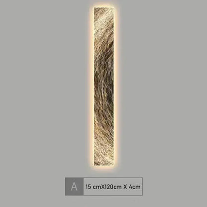 Modern LED Wall Lamp with Wood Finish