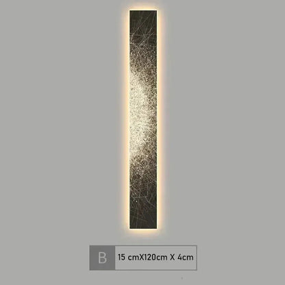 Modern LED Wall Lamp with Wood Finish