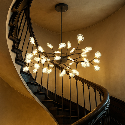 Branched Skylight Chandelier Ceiling Lamp for Living Room