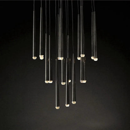 Contemporary Chandelier for High Ceiling Living Room & Foyer