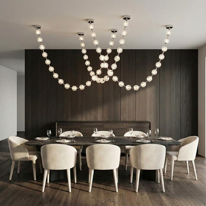 Esle Modern Pearl Necklace Chandelier